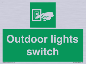 Outdoor lights switch